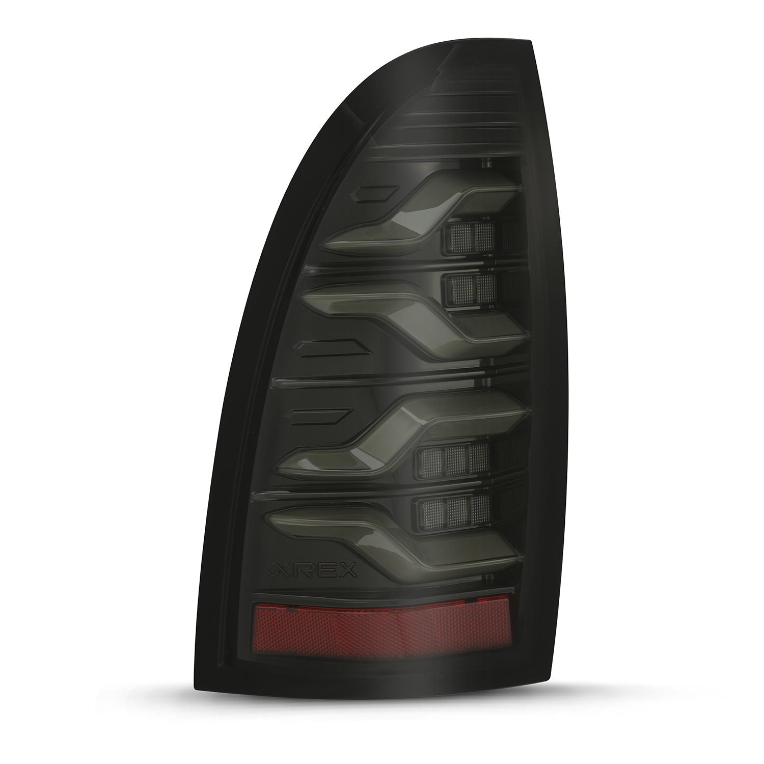 AlphaRex 05-15 Toyota Tacoma LUXX LED Taillights Alpha Blk w/Activ Light/Seq Signal
