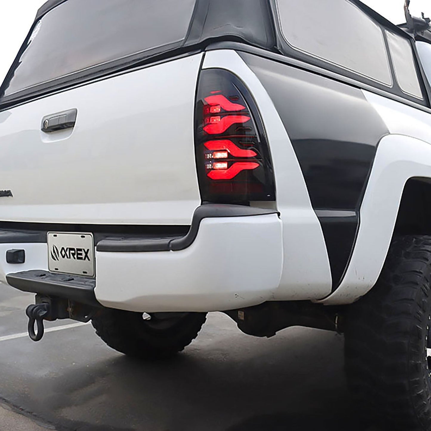 AlphaRex 05-15 Toyota Tacoma LUXX LED Taillights Blk w/Activ Light/Seq Signal