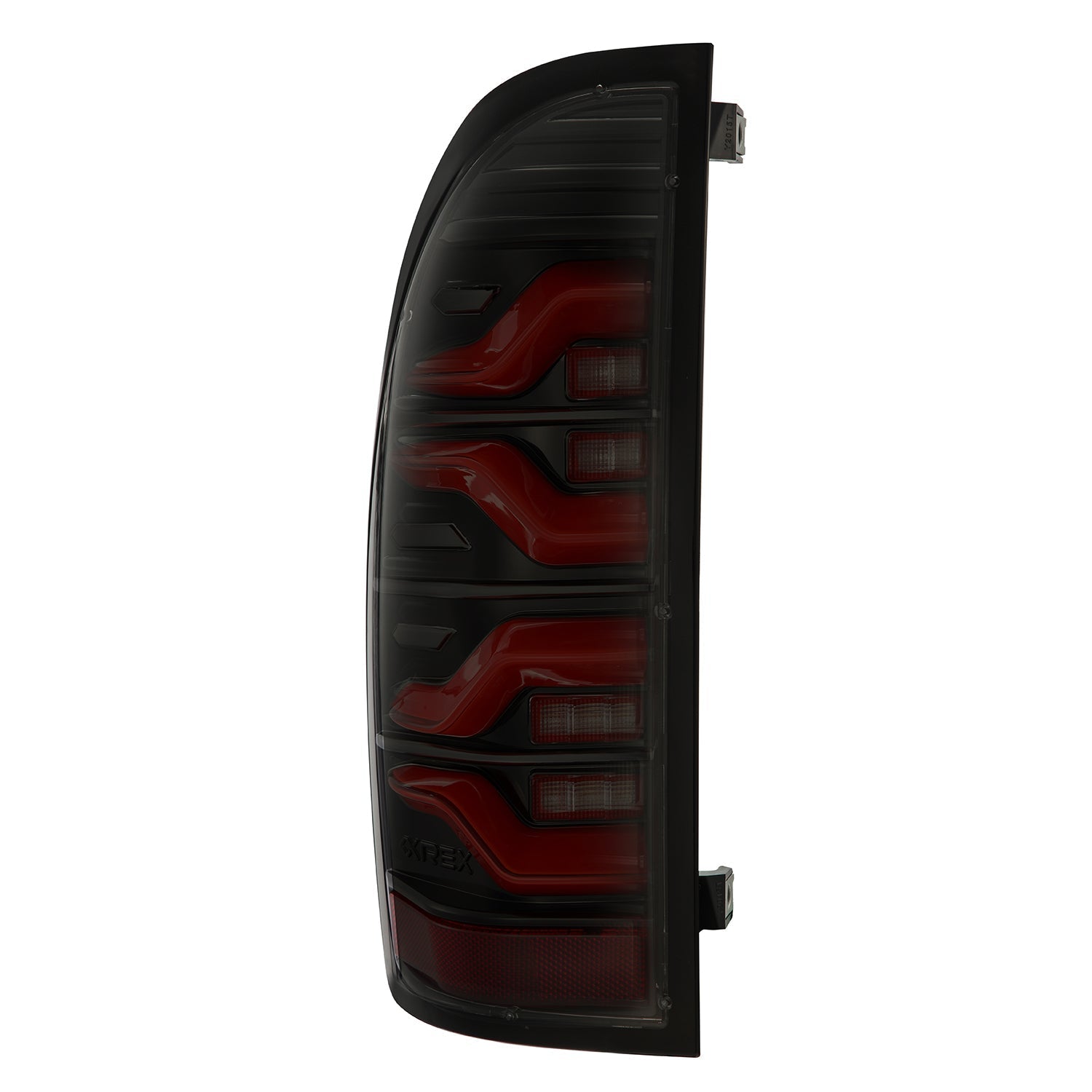 AlphaRex 05-15 Toyota Tacoma LUXX LED Taillights Blk/Red w/Activ Light/Seq Signal