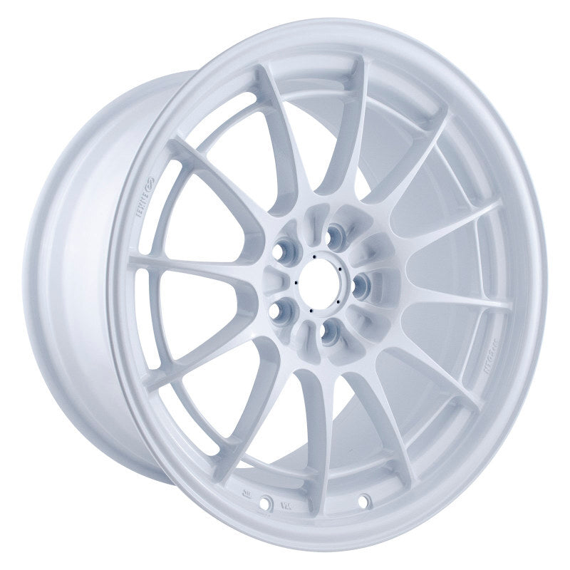 (set of 4) Enkei NT03+M Vanquish White | 18x9.5" +40mm | 5x114.3mm Wheel