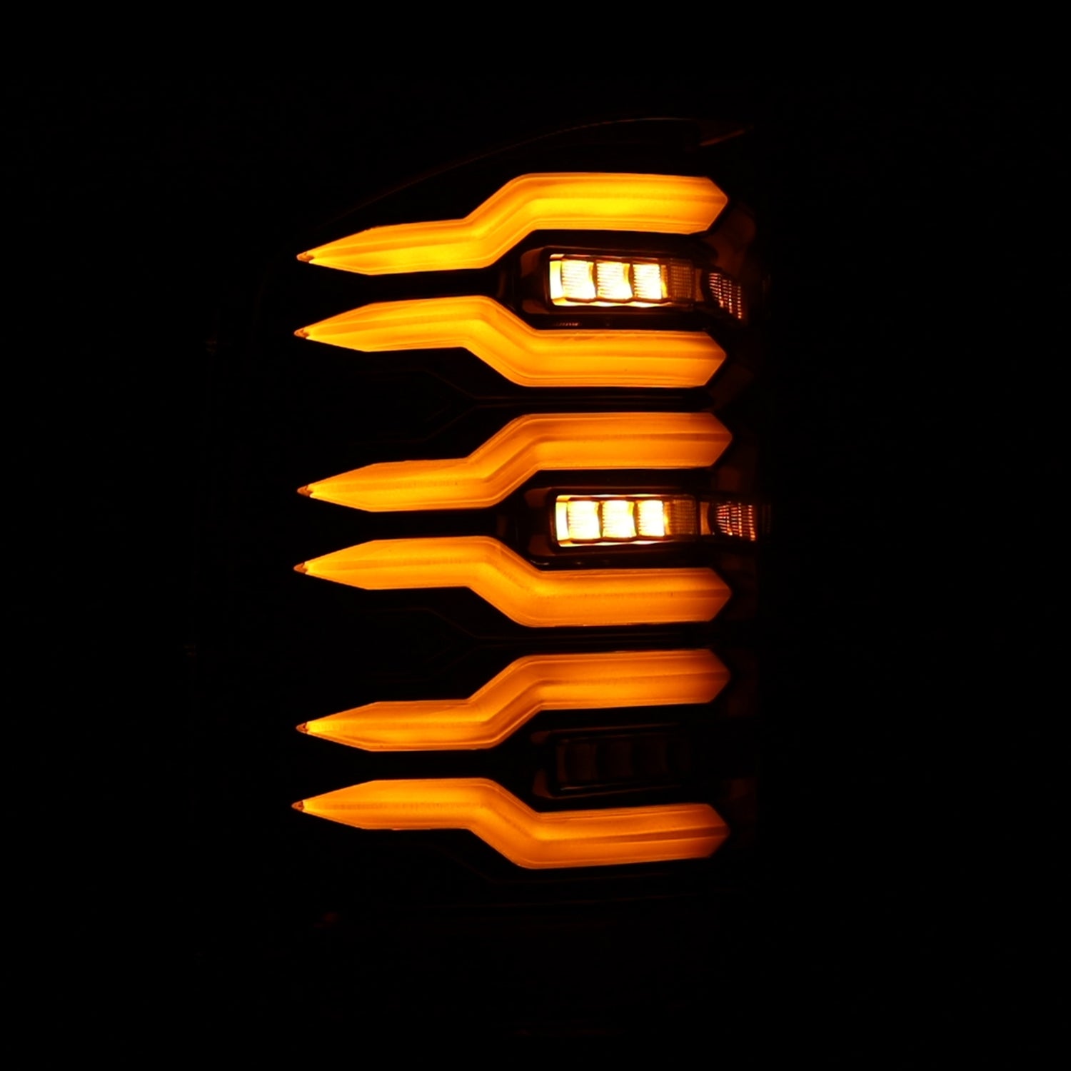 AlphaRex 07-13 Chevrolet Silverado 1500 (Ex. Hybrid Models) LUXX-Series LED Tail Lights Alpha-Black