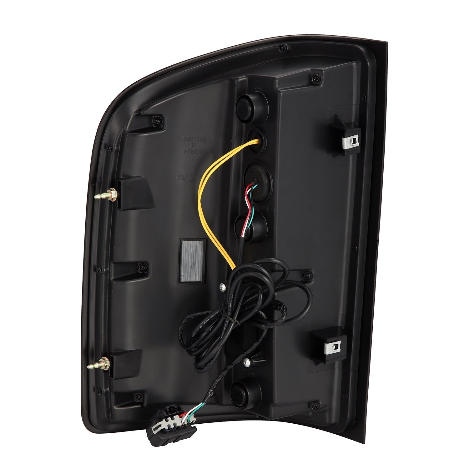 AlphaRex 07-14 Chevrolet Silverado 1500/2500HD/3500HD Luxx-Series LED Tail Lights Blk w/Smoked Lens