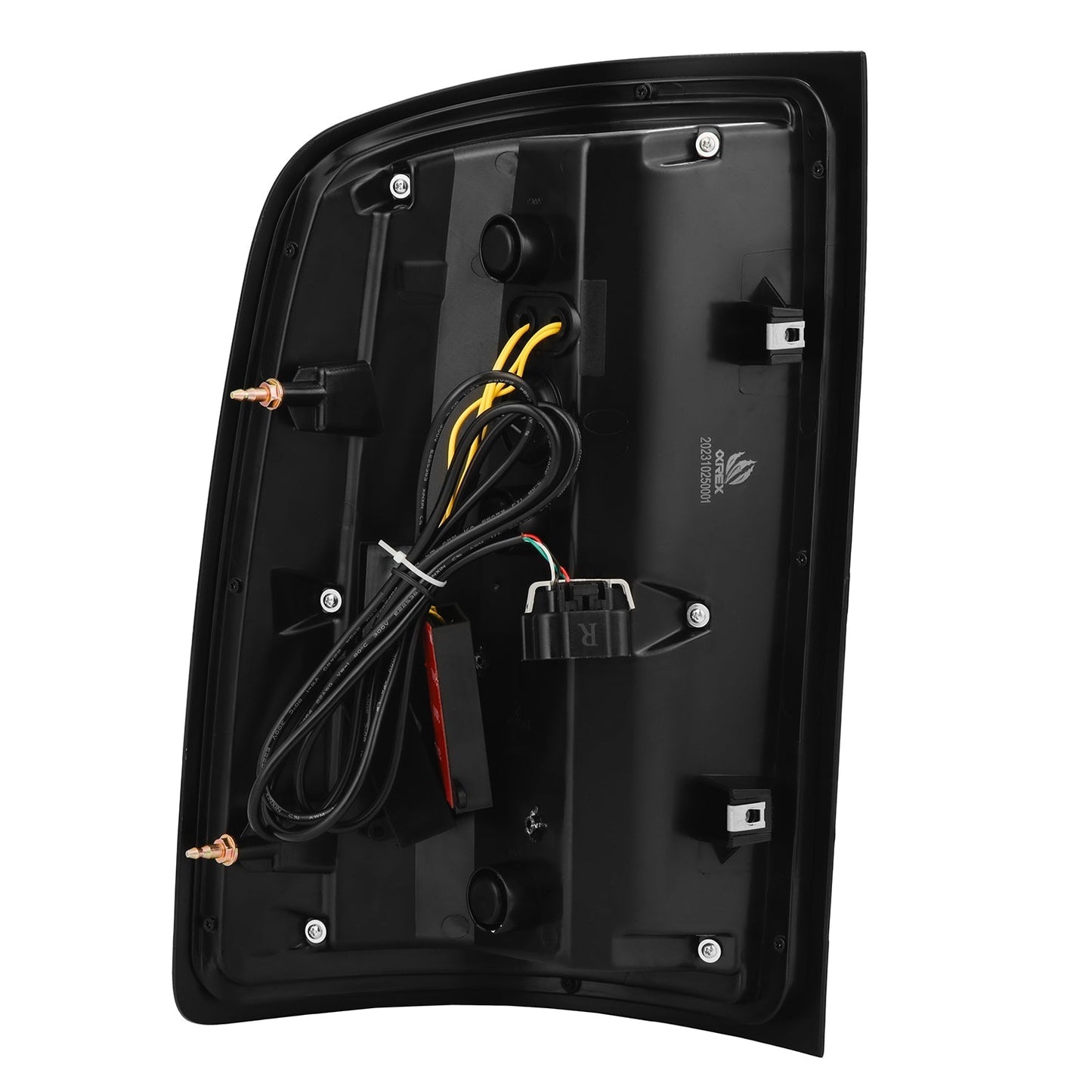 AlphaRex 07-13 GMC Sierra 1500/2500HD/3500HD Luxx Series LED Tail Lights - Alpha Black