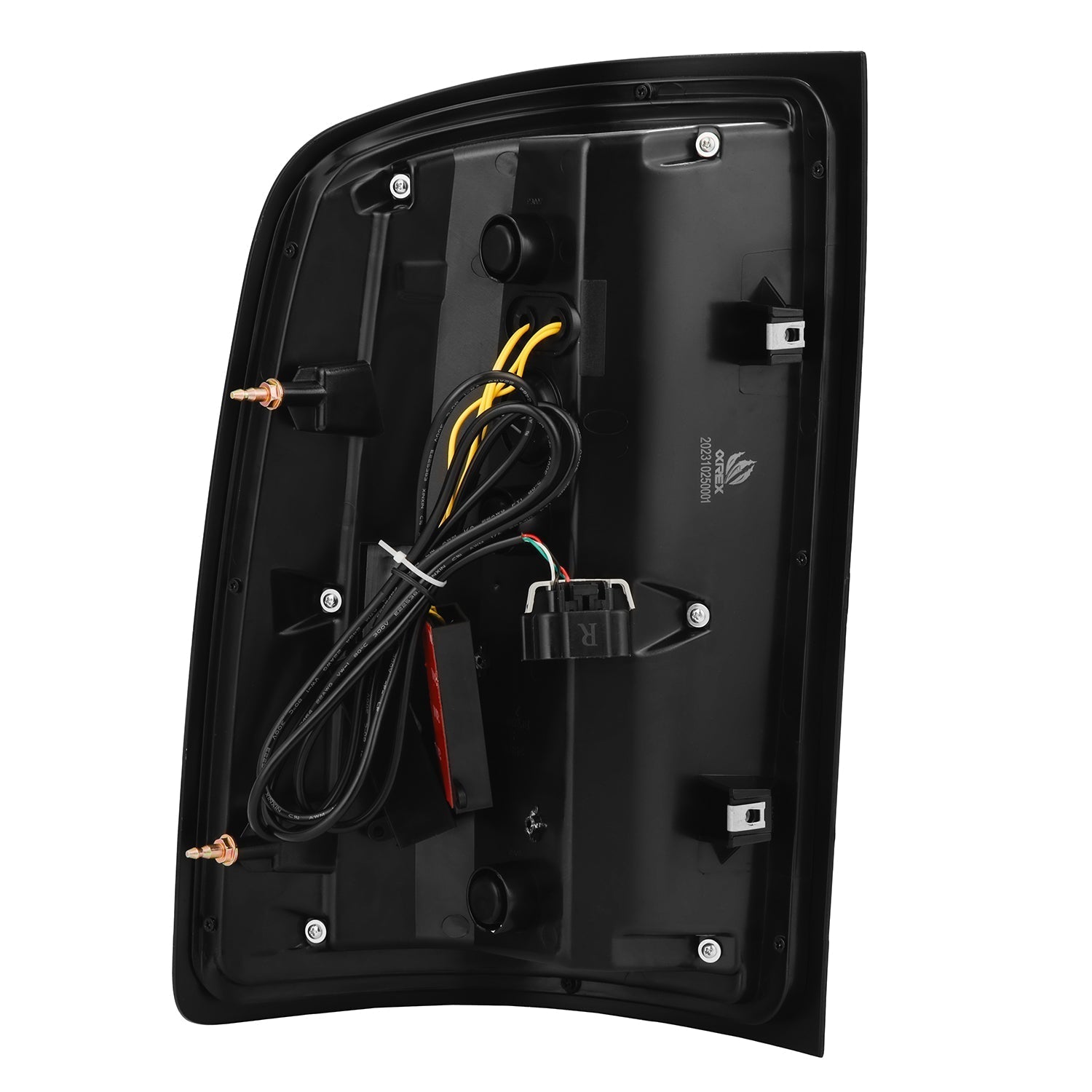 AlphaRex 07-13 GMC Sierra 1500/2500HD/3500HD Luxx Series LED Tail Lights - Alpha Black