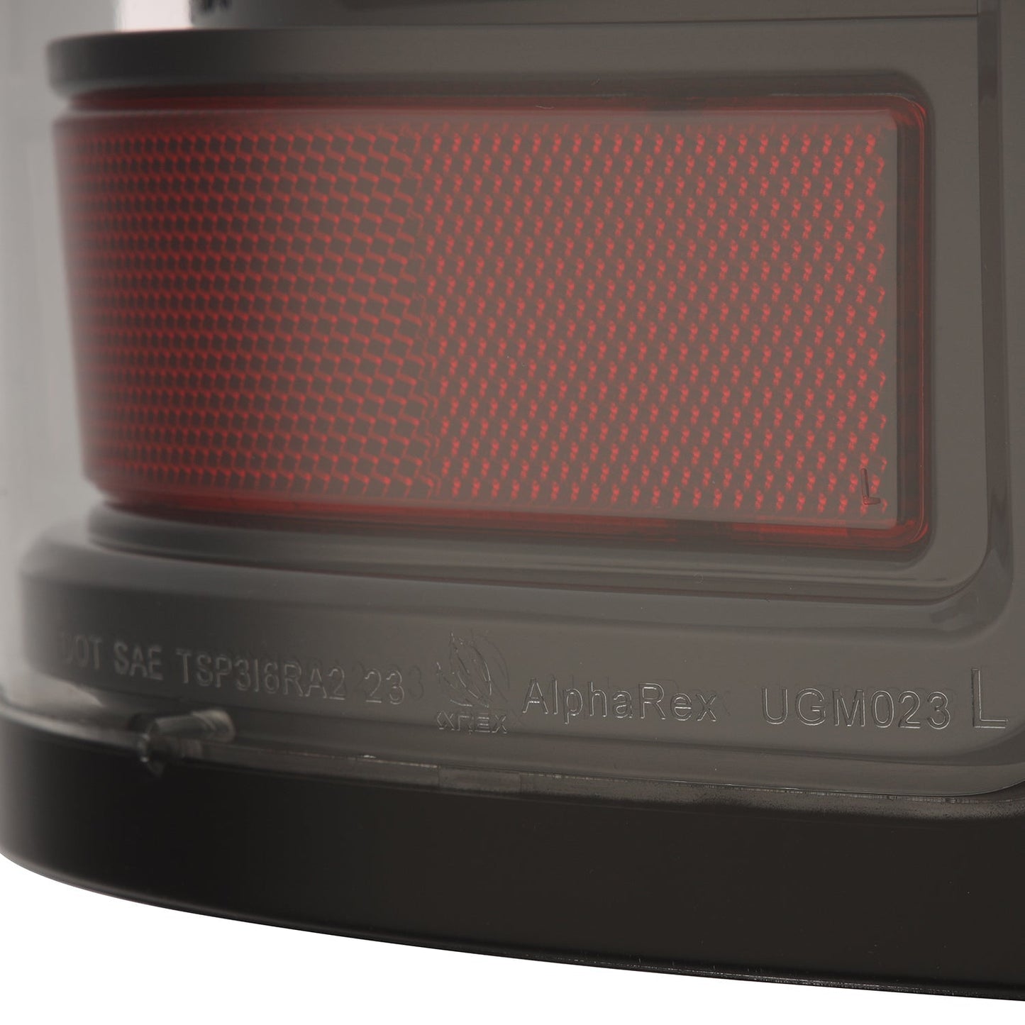 AlphaRex 07-13 GMC Sierra 1500/2500HD/3500HD Luxx Series LED Tail Lights - Alpha Black