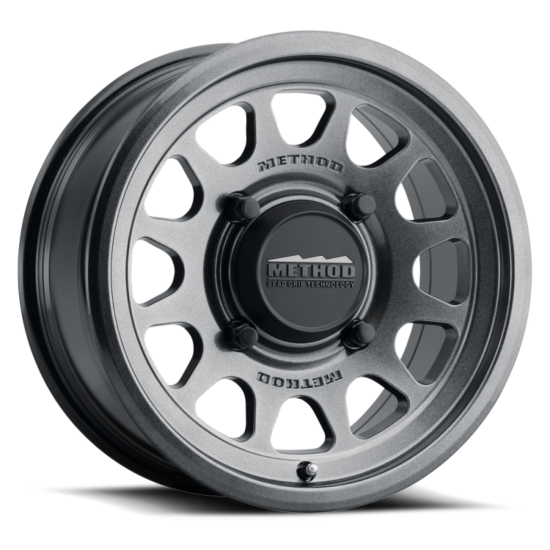 Method Wheels MR414 Gloss Graphite | 15x10" +25mm | 5x4.5mm Wheel