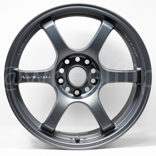 Gram Lights 57DR 17x9.0 +22 5x114.3 Gun Blue 2 Wheel