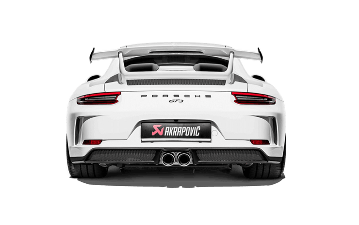 Akrapovic Porsche 911 GT3 (991.2) Slip-On Race Line (Titanium) w/Titanium Tail Pipe Set