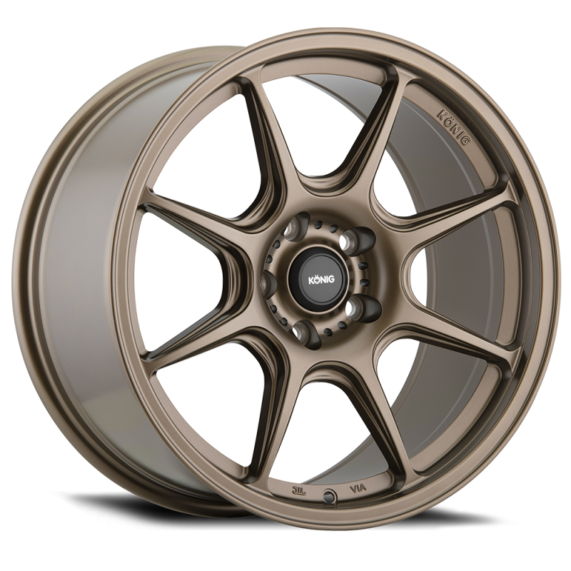 Konig Lockout Matte Bronze | 17x8" +43mm | 5x114.3mm Wheel
