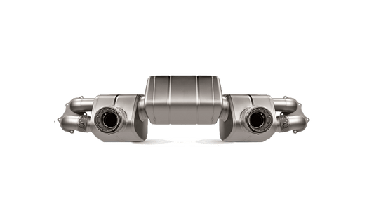 Akrapovic 2020+ Porsche Cayman GT4 (718) Slip-On Race Line (Titanium) (Req Tips / Option 2)
