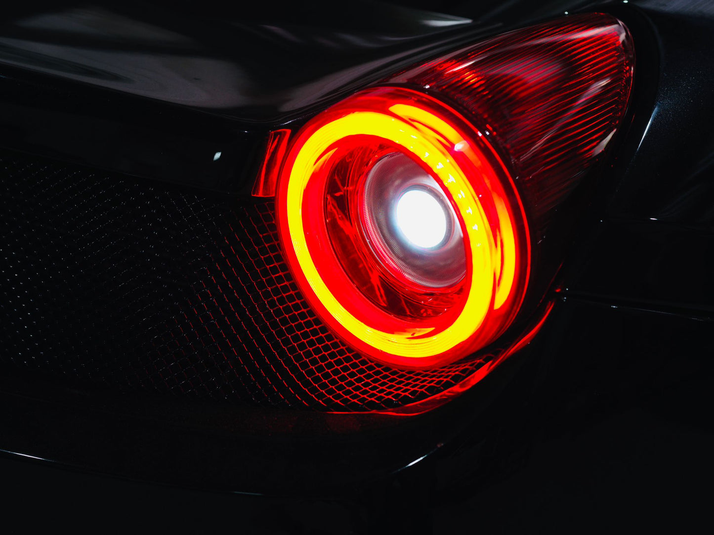AlphaRex 10-15 Ferrari 458 NOVA-Series Prismatic LED Tail Lights Red Smoke