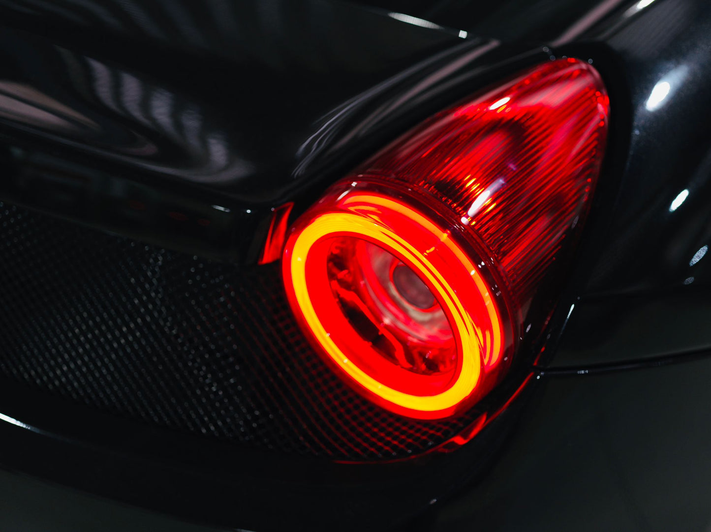 AlphaRex 10-15 Ferrari 458 NOVA-Series Prismatic LED Tail Lights Red Smoke