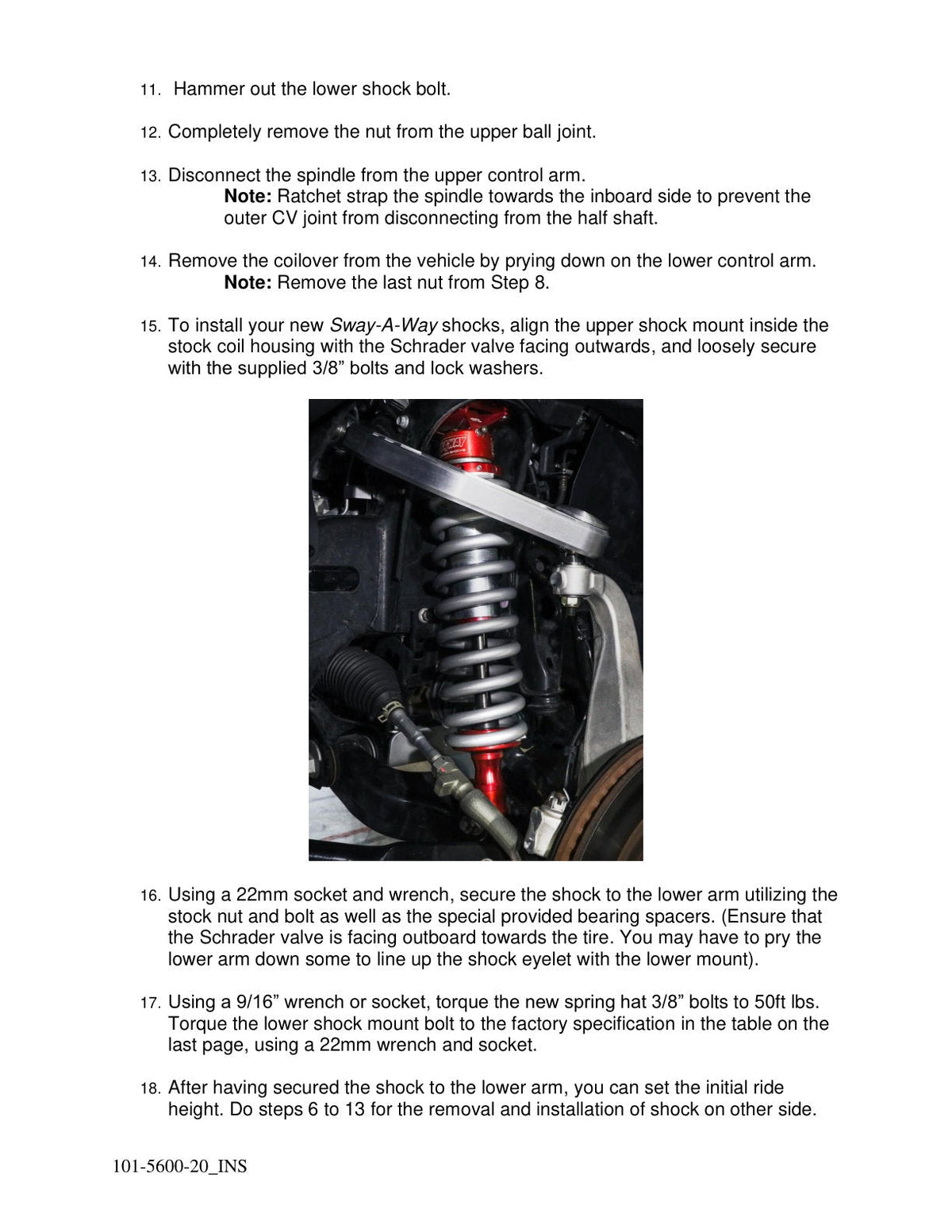aFe 22-23 Toyota Tundra V6 3.4L (tt) Sway-A-Way 2.5in Front Coilover Kit