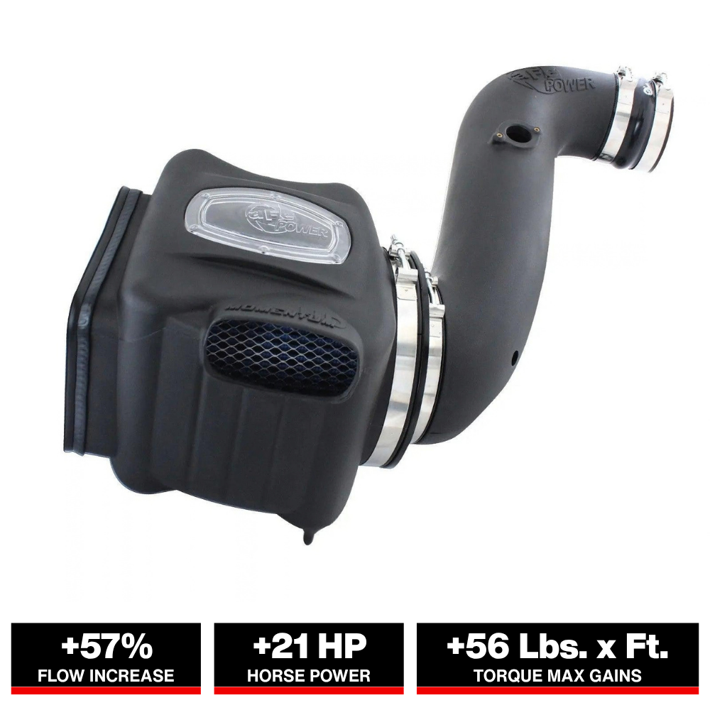 aFe Momentum HD PRO 10R Stage-2 Si Intake 06-07 GM Diesel Trucks V8-6.6L (td) LLY/LBZ