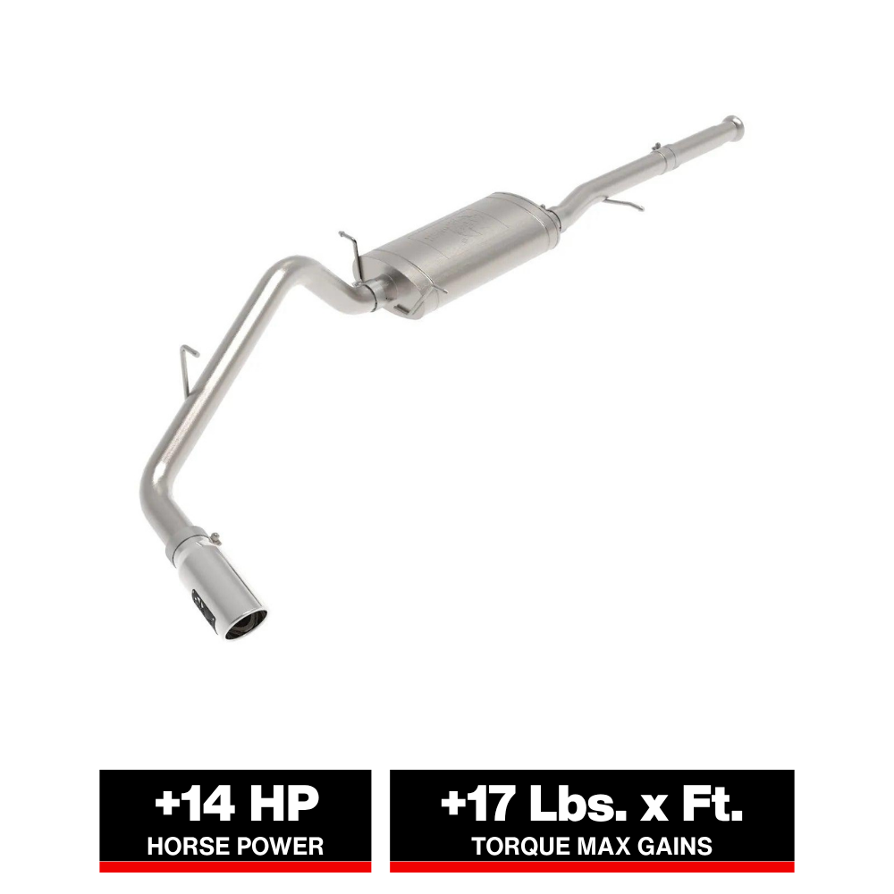 aFe Apollo GT Series 3in 409SS GM Silverado/Sierra 1500 09-18 V6-4.3/V8-4.8/5.3L - Polished
