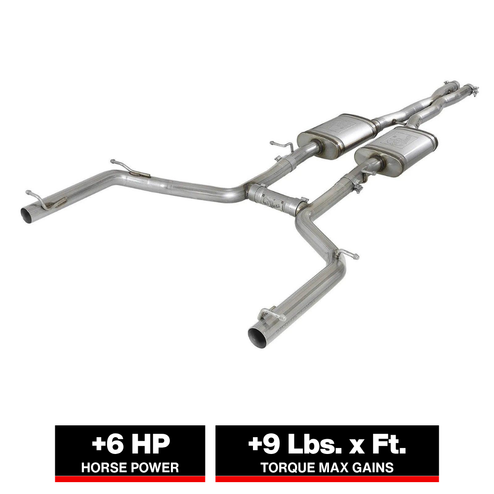 aFe MACH Force-Xp 2.5in 304 SS Exhaust 15-19 Dodge Charger / Chrysler 300 V6 3.6L