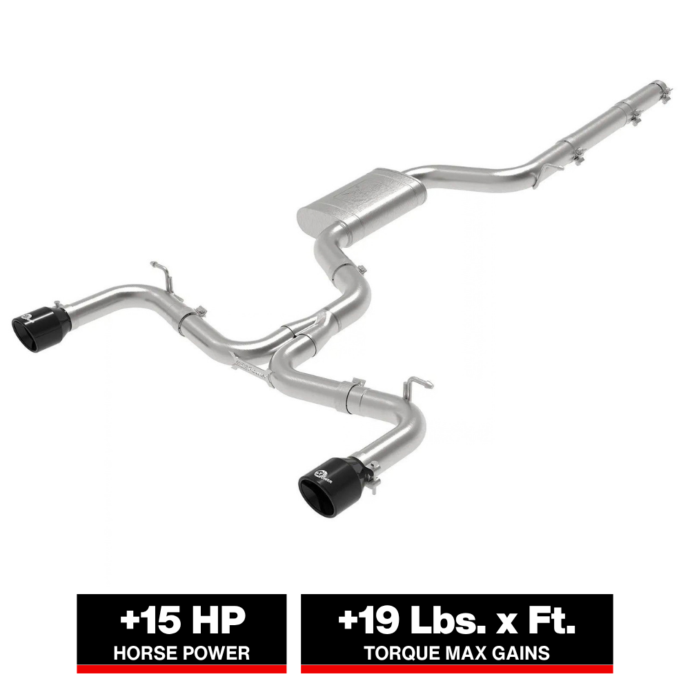 aFe MACH Force XP 3in-2.5in SS Exhaust Cat-Back 15-17 Volkswagen GTI (MKVII) L4-2.0L (t) - Black
