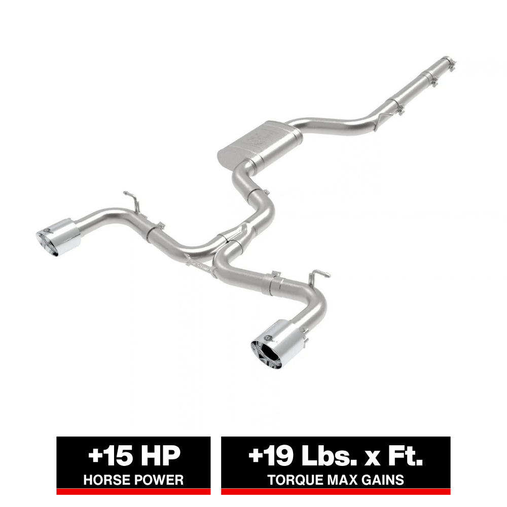 aFe MACH Force XP 3in-2.5in SS Exhaust Cat-Back 18-19 Volkswagen GTI (MK7.5) L4-2.0L (t) - Polished