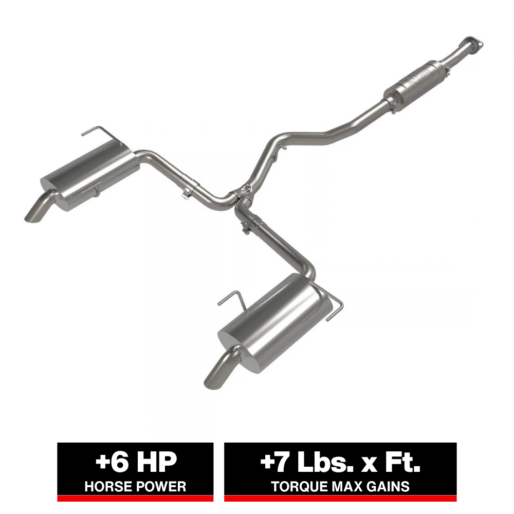 aFe Subaru Outback 20-23 H4-2.4L Takeda 2-1/2 IN to 2-1/4 IN 304 Stainless Steel Cat-Back Exhaust