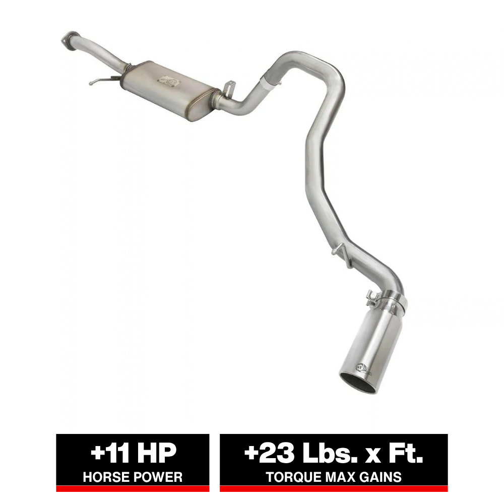 aFe MACH Force-Xp 2-1/2in Cat-Back Exhaust System w/ Polished Tip 01-19 Nissan Patrol V6 4.8L