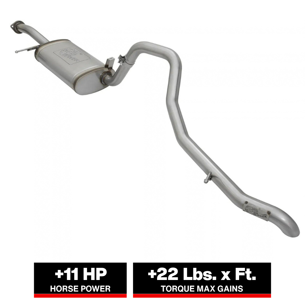 aFe MACH Force XP 2-1/2in 409 SS Cat Back Exhaust 2001-2016 Nissan Patrol (Y61) I6-4.8L 4 Door