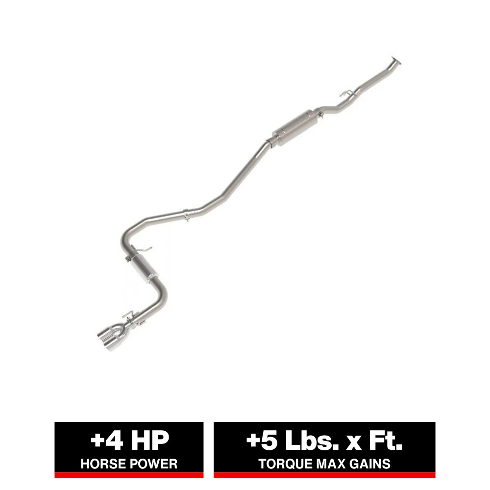 aFe POWER Takeda 2.5in 304 SS Cat-Back Exhaust w/ Polished Tips 22-25 Honda Civic L4-2.0L