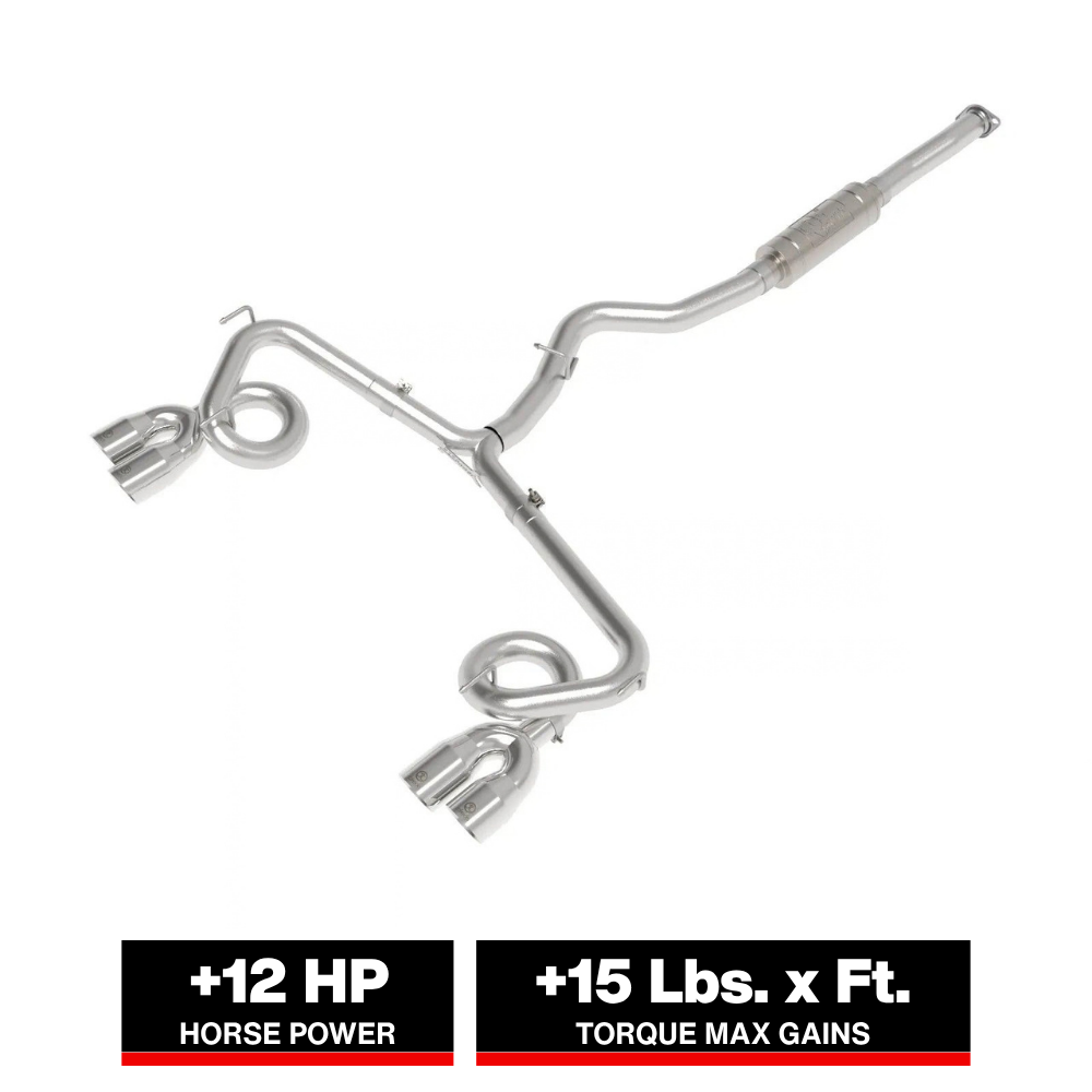 aFe Subaru WRX/STi 15-21 H4-2.0/2.5L Takeda 3in to 2-1/2in Stnlss Cat-Back Exhaust w/ Polished Tip