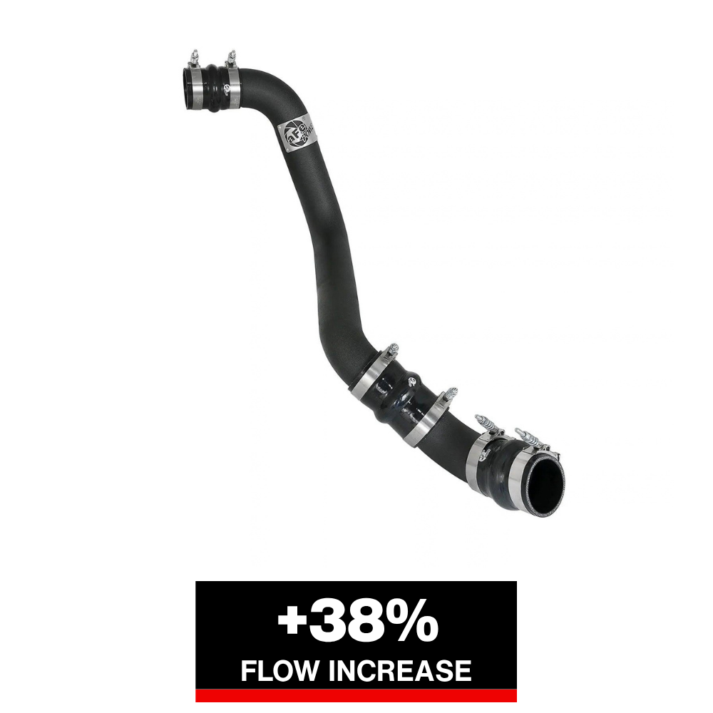 aFe Bladerunner Intercooler Tube Hot Side 3in 17-18 GM Diesel Trucks V8-6.6L (td) L5P - Black