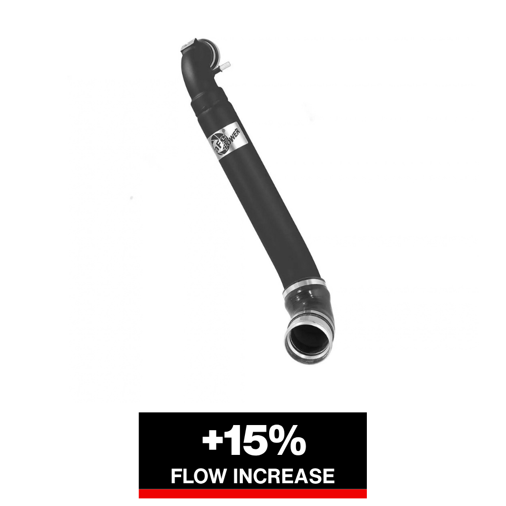 aFe Bladerunner Intercooler Tube Cold Side 3.5in-3in 2015 Ford F-150 V6 Ecoboost 3.5L (tt)