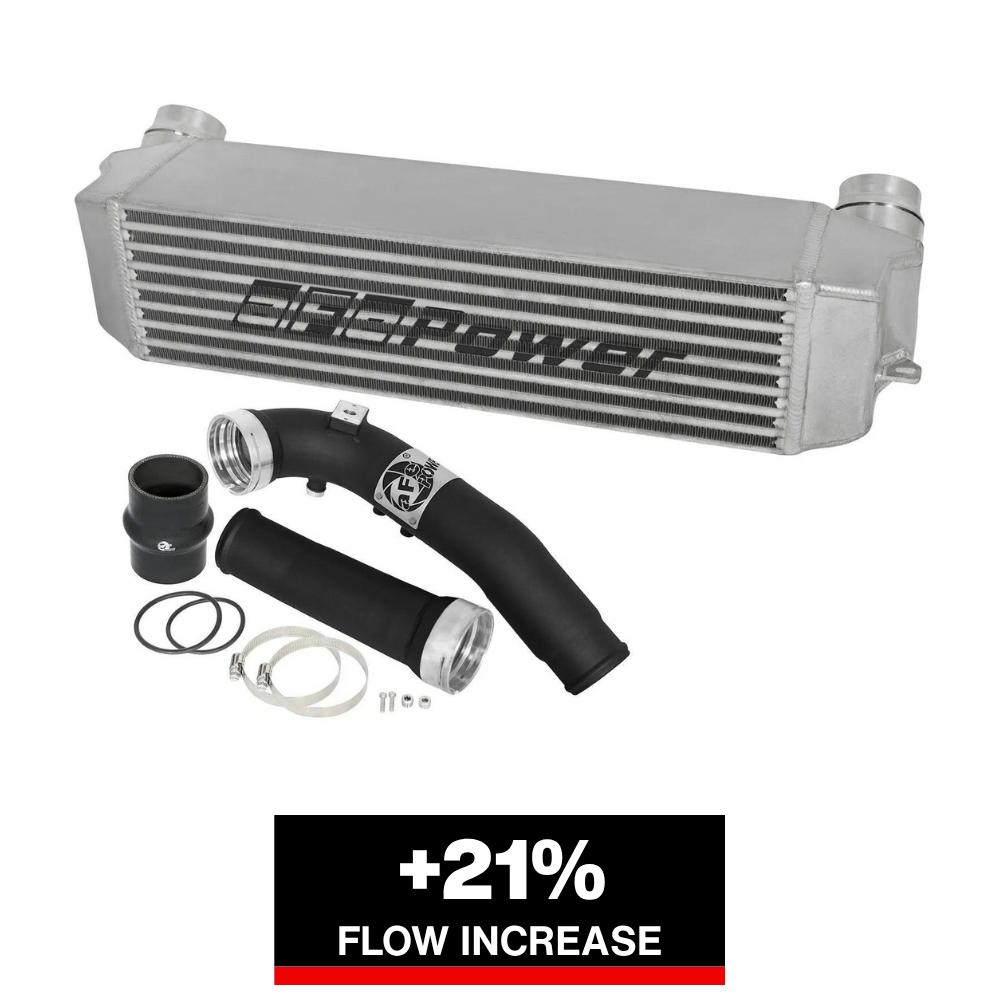 aFe Bladerunner Intercooler w/ Black Tube 12-16 BMW 328i (F3X) 2.0L N20