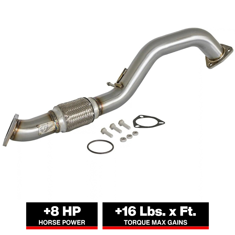 aFe Power Elite Twisted Steel 16-17 Honda Civic I4-1.5L (t) 2.5in Rear Down-Pipe Mid-Pipe