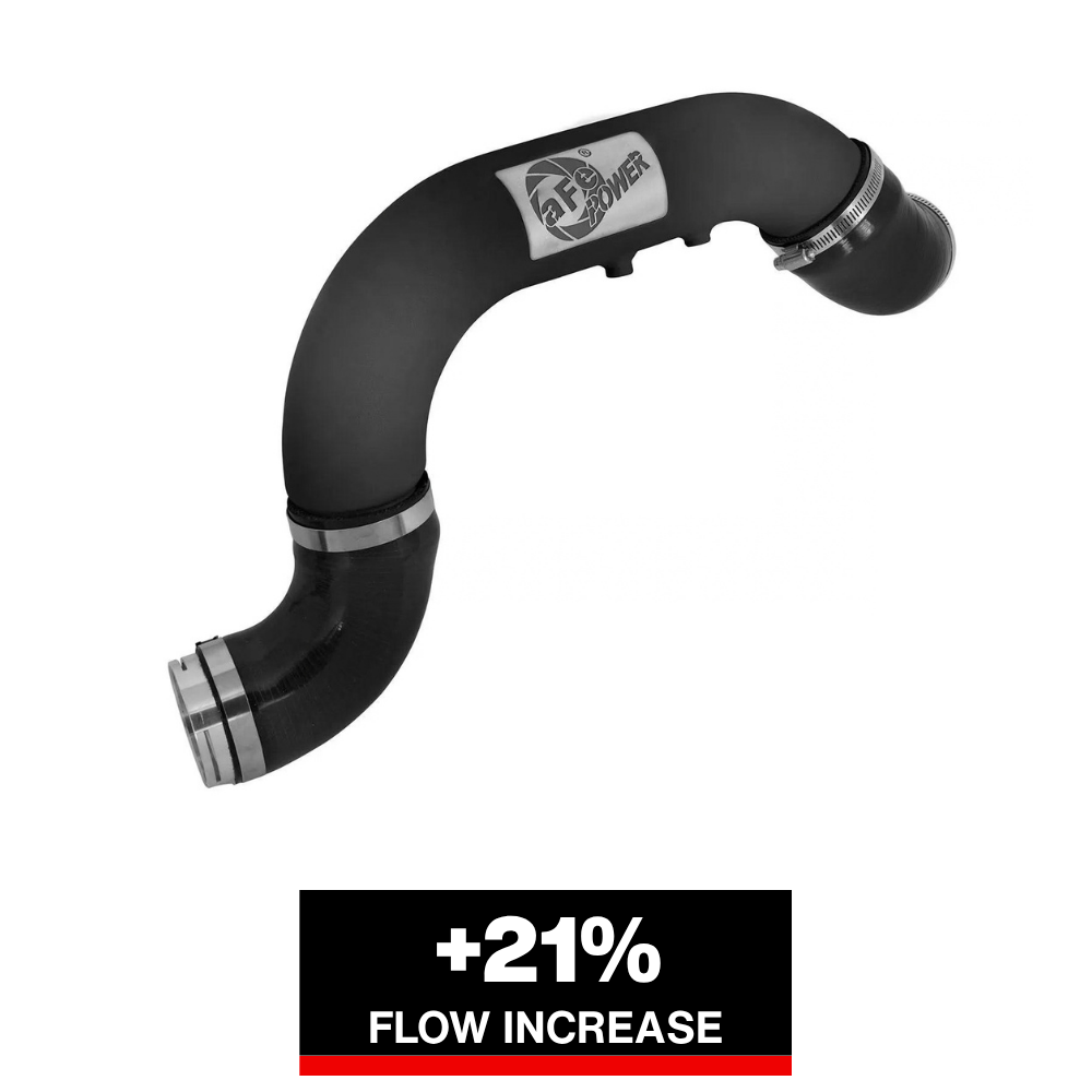 aFe BladeRunner 3in Black IC Tube Cold Side w/ Coupling & Clamp Kit 2016 GM Colorado/Canyon 2.8L