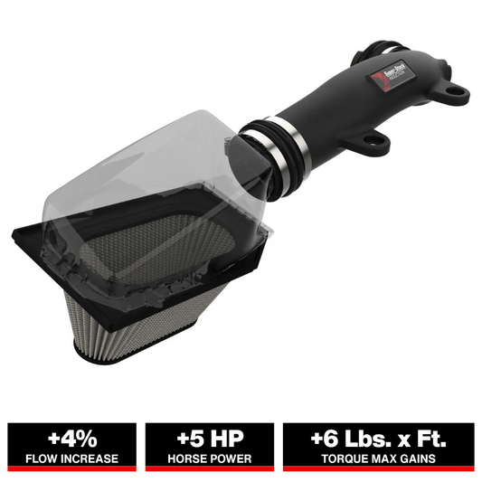 aFe Super Stock Induction System Pro Dry S Media 18-21 Jeep Wrangler JL L4-2.0L (t)