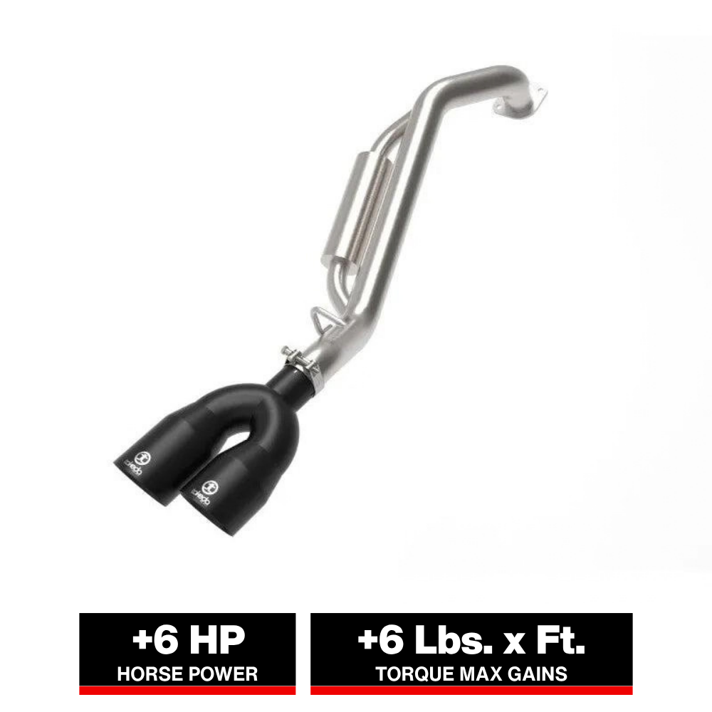 aFe Takeda 2-1/2in 304 Stainless Steel Axle-Back Exhaust w/ Black Tip Hyundai Kona 24-26 L4-1.6L (t)