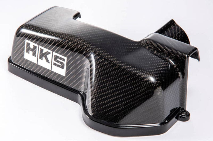 HKS Carbon Fiber Timing Belt Cover - Toyota Supra 2JZ-GTE VVT-I 99-02