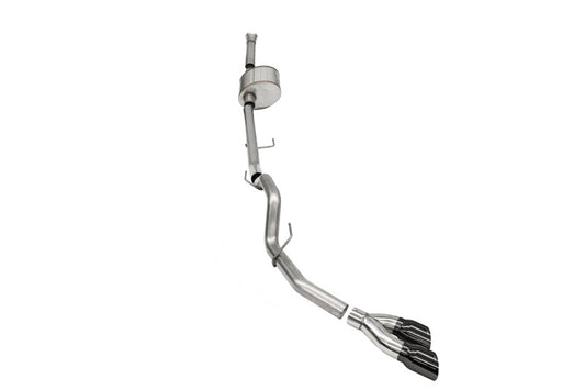 Corsa 2021-2025 Ford F-150 SuperCab/6.5in Bed 5.0L V8 Xtreme Cat-Back Single Side Exit-Black PVD