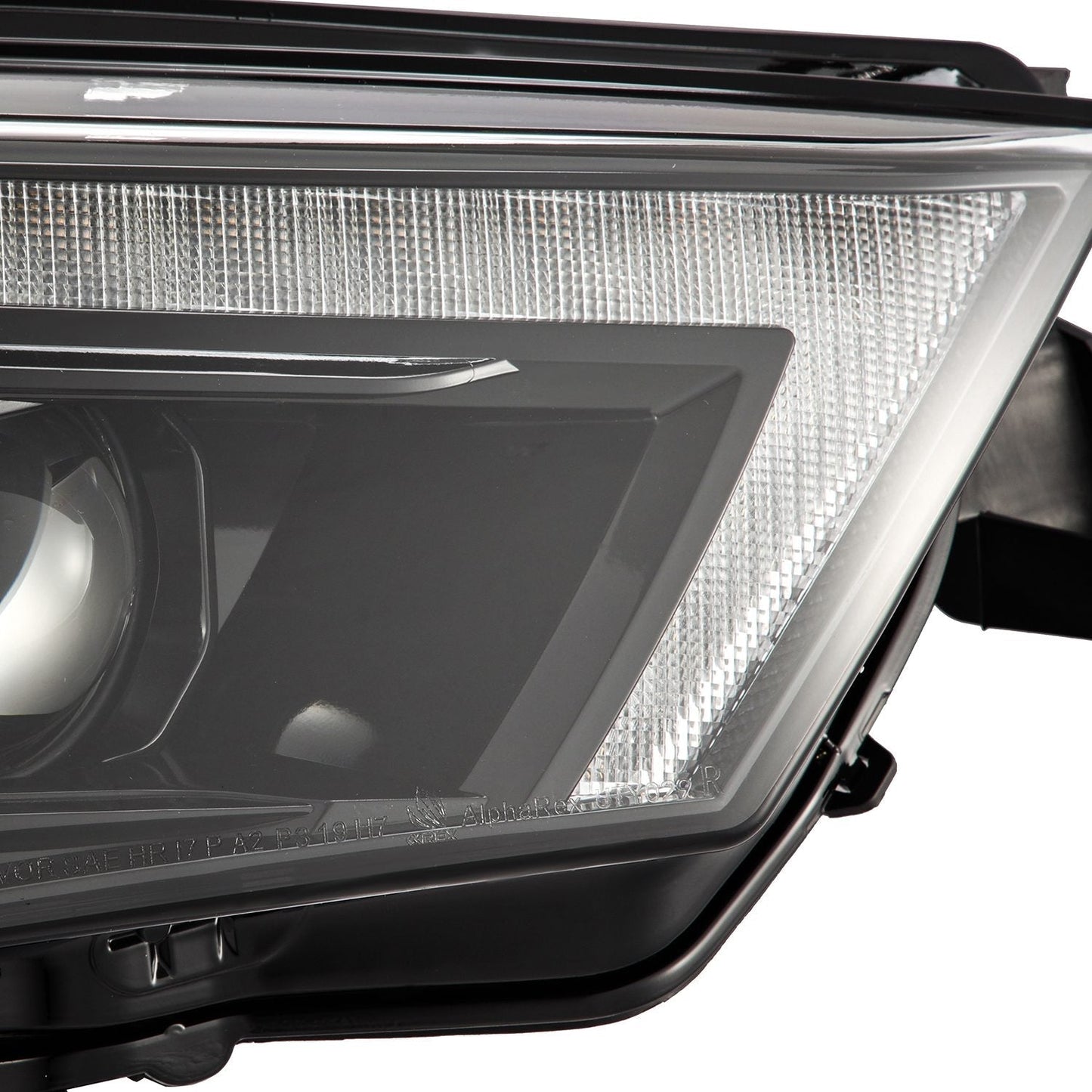 AlphaRex 14-20 Toyota 4Runner PRO-Series LED Proj Headlights Alpha-Black w/Sequential Signal/DRL