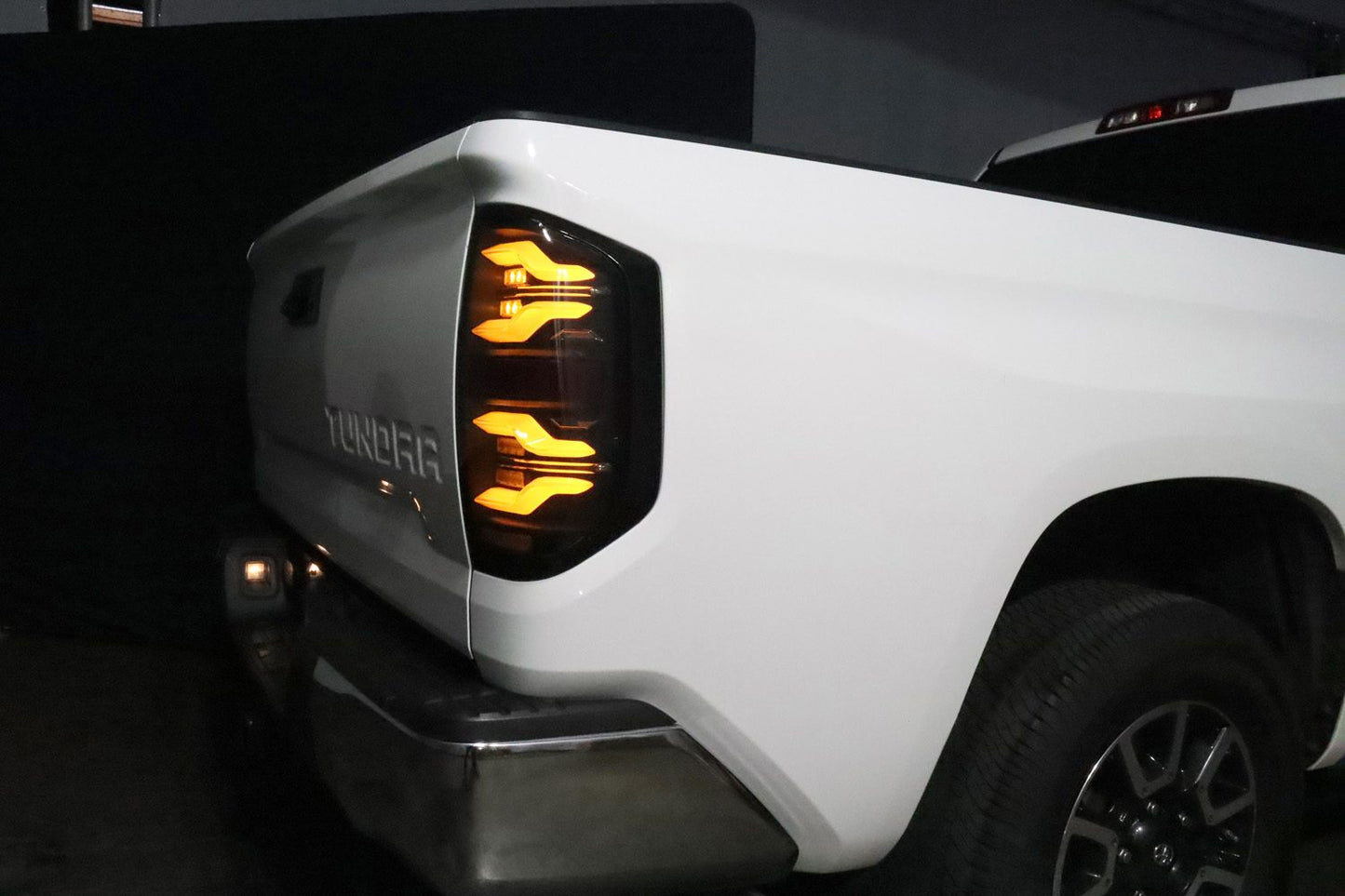 AlphaRex 14-21 Toyota Tundra LUXX LED Taillights Blk w/Activ Light/Seq Signal