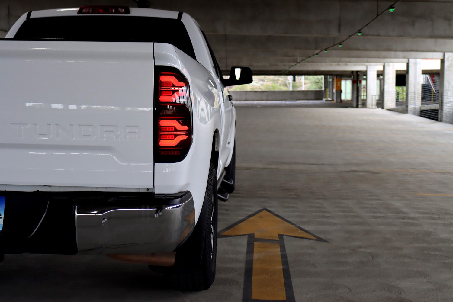 AlphaRex 14-21 Toyota Tundra LUXX LED Taillights Black/Red w/Activ Light/Seq Signal