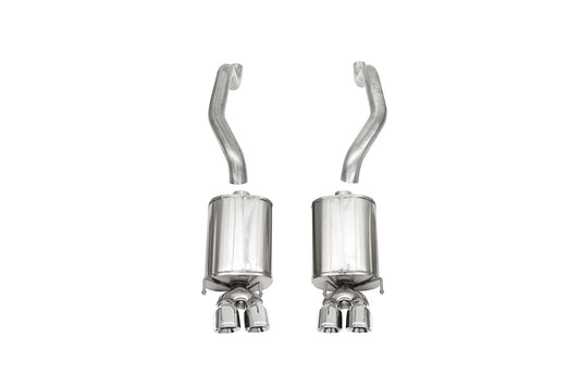 Corsa 2009-2013 Chevrolet Corvette C6 6.2L V8 Polished Xtreme Axle-Back Exhaust
