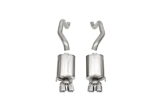 Corsa 2005-2007 Chevrolet Corvette C6 6.0L V8 Polished Xtreme Axle-Back Exhaust