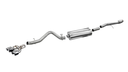 Corsa 2014-19 Sierra/Silvrd 1500 Crew/Dbl / Short/Std. Bed 6.2L V8 Polished Sport Single SideCB Ext