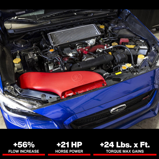 aFe Takeda Stage 2 Pro Dry S Cold Air Intake System 15-17 Subaru STI H4-2.5L (t)