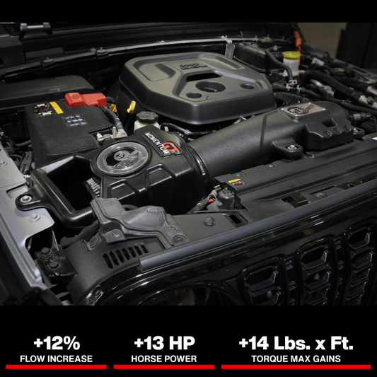 aFe Momentum Sealed Intake w/ Pro DRY S Jeep Wrangler 4xe (JL) 24-25 L4-2.0L (t) Hybrid