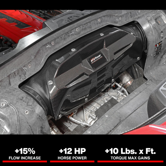 aFe Black Series Carbon Fiber Pro 5R Air Intake System 2020 Chevrolet Corvette C8 V8 6.2L