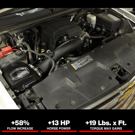 aFe Momentum GT PRO DRY S Stage-2 Si Intake System, GM 09-13 Silverado/Sierra 1500 V8 (GMT900)
