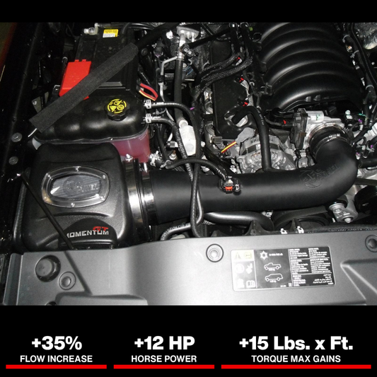 aFe Momentum GT PRO DRY S Stage-2 SI Intake System 15-17 GM Silverado/Sierra V8-6.2L
