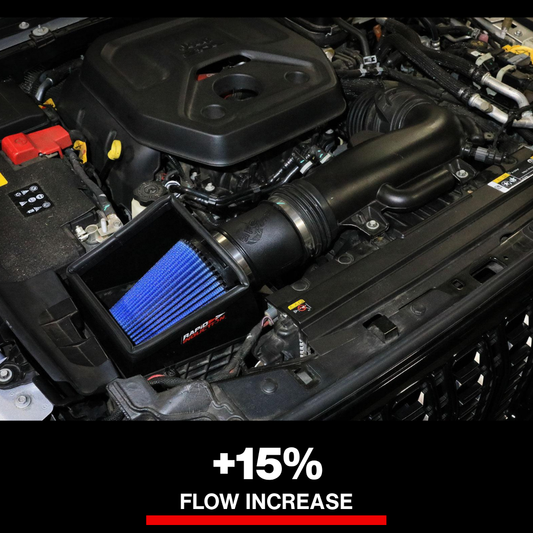 aFe 24-26 Jeep Wrangler JL L4-2.0L Rapid Induction Cold Air Intake System w/ Pro 5R Filter