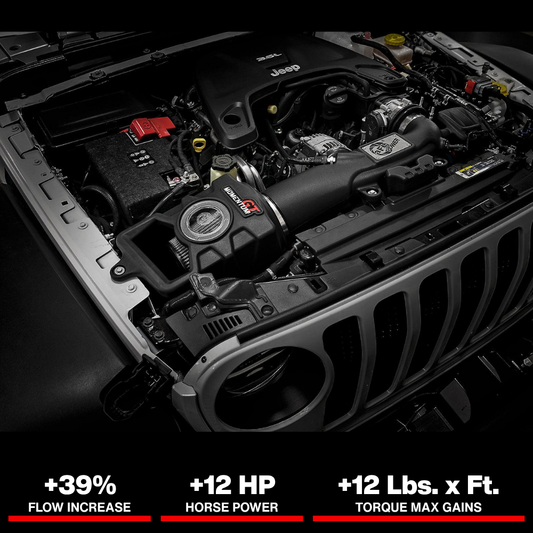 aFe Momentum GT Pro DRY S Cold Air Intake System 2018+ Jeep Wrangler (JL) V6 3.6L
