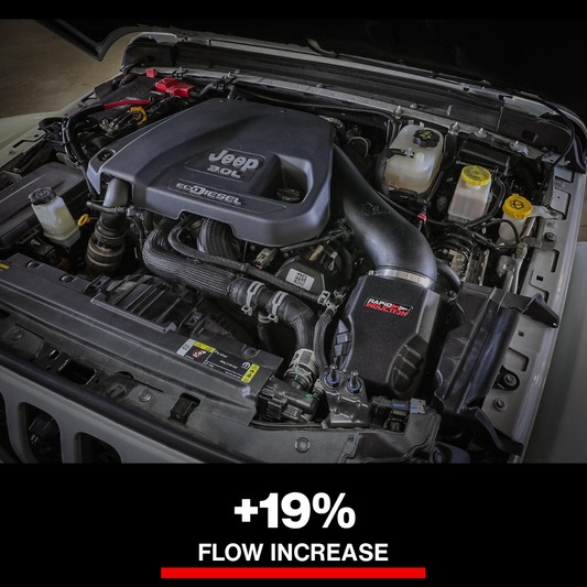aFe Rapid Induction Cold Air Intake System w/Pro 5R Filter 20-21 Jeep Wrangler V6 3.0L